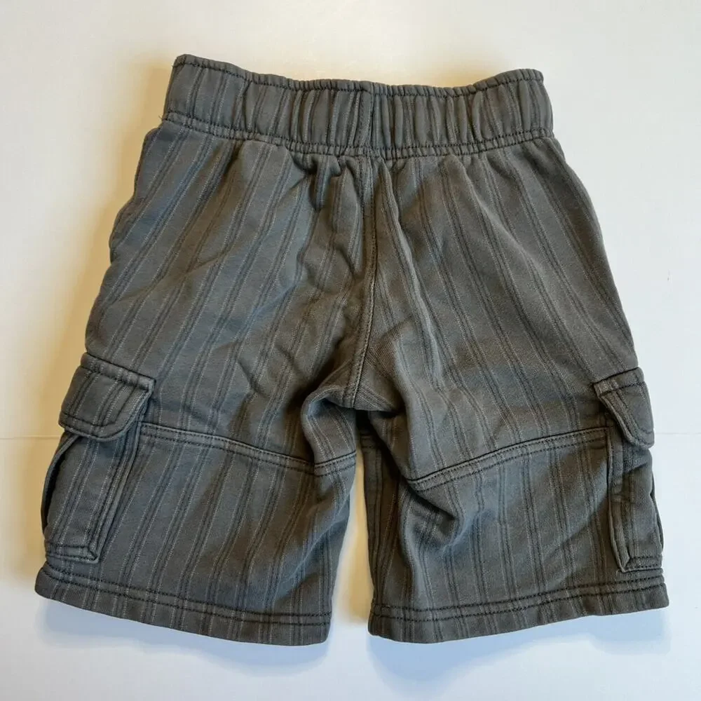 Gymboree Grey Striped Cargo Shorts
